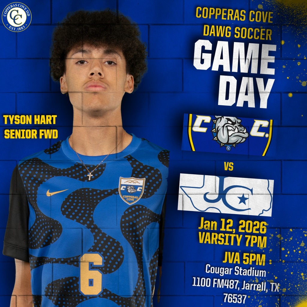 copperas cove dawg soccer gameday vs jerrell jva 5pm varsity 7pm at jerell
