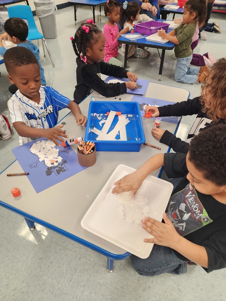 Making a mosaic snowman