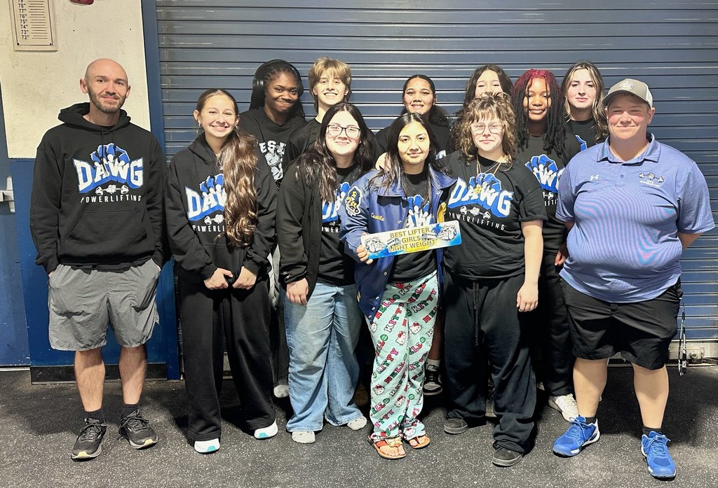 powerlifting team photo