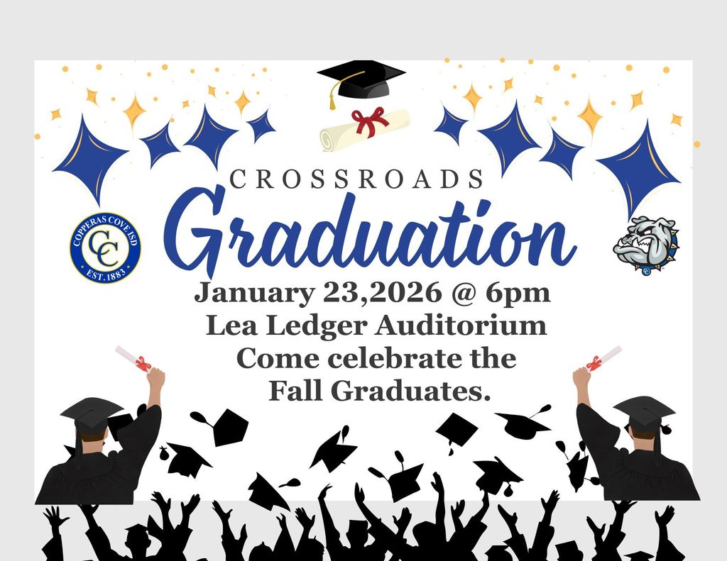 Graduation flyer with logo