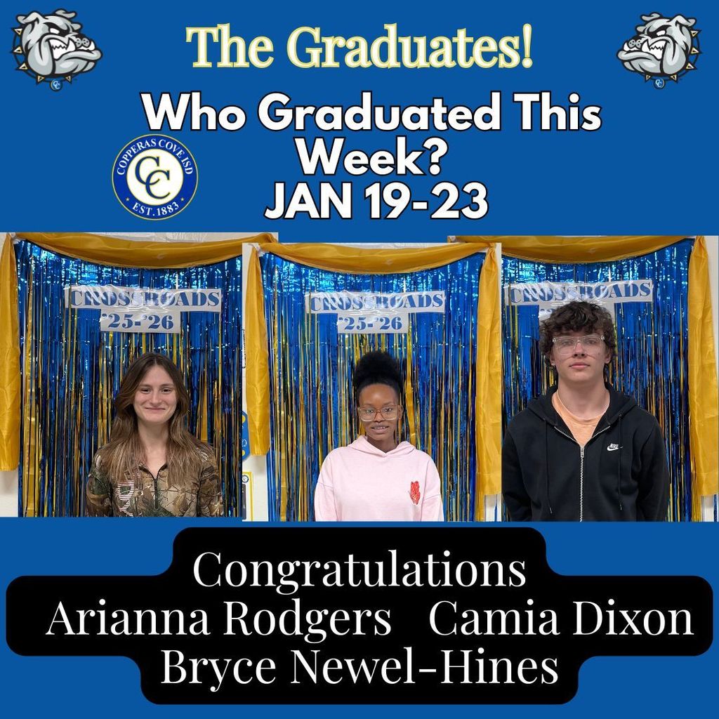 Graduates pictures with logo