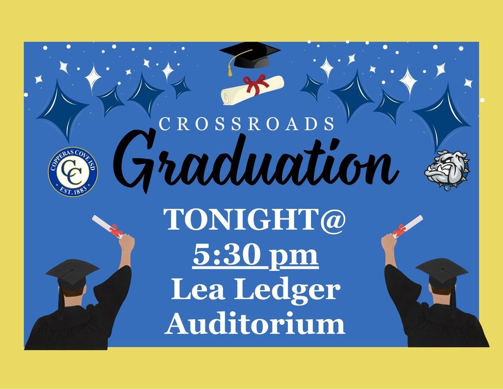 Graduation flyer with logos