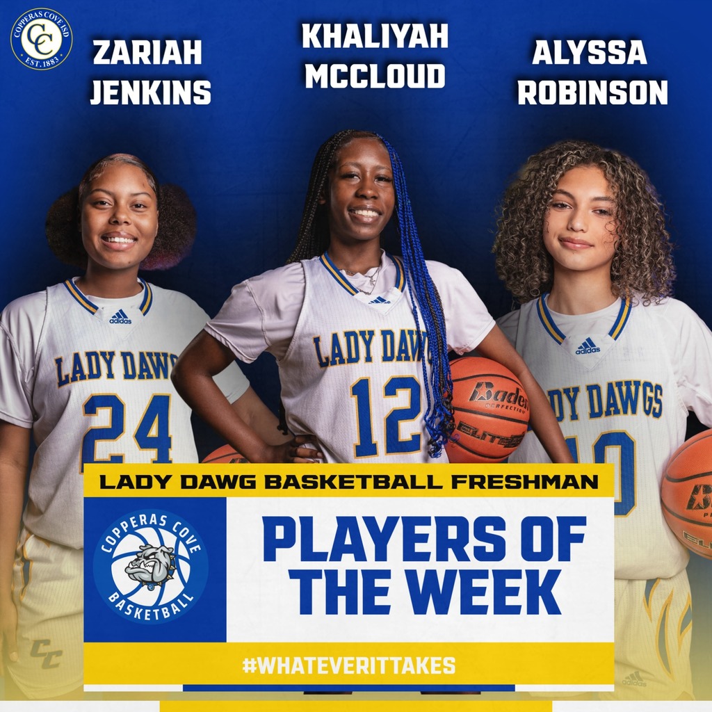 freshman players of the week mccloud , jenkins, and robingson