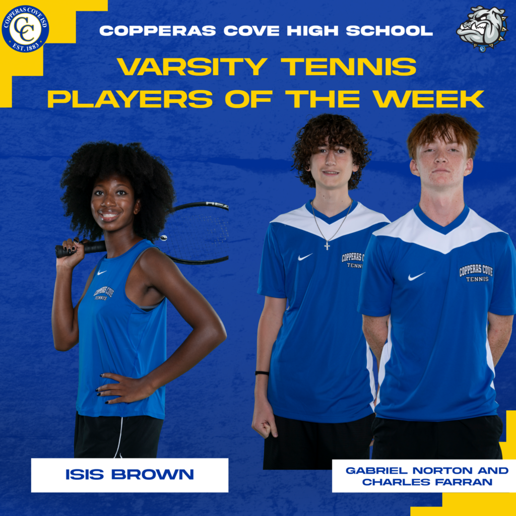 tennis players of the week isis brown gabriel notton and charles farran