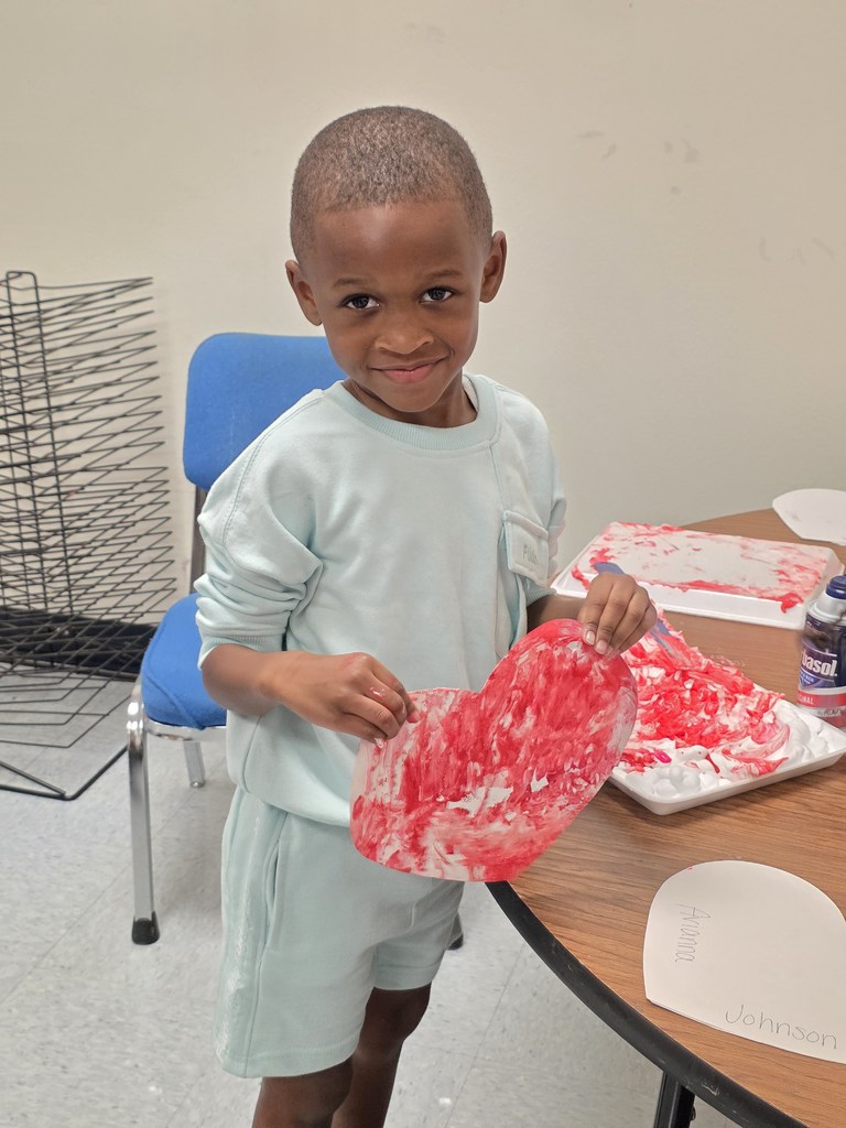 Paint and Shaving cream art project