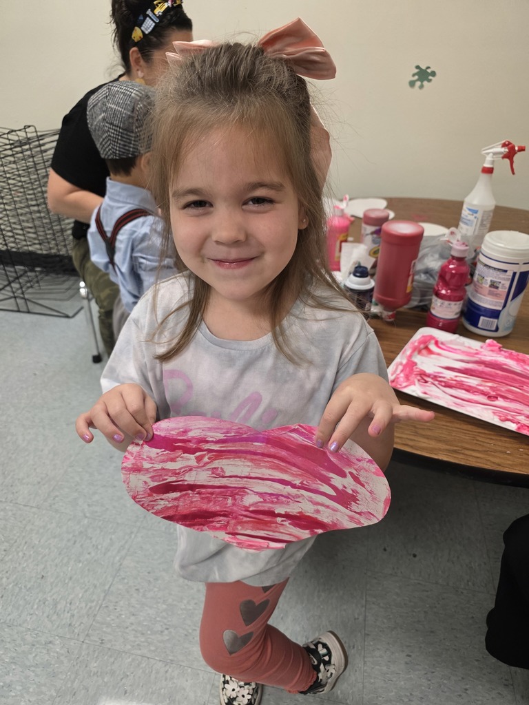 Paint and Shaving cream art project