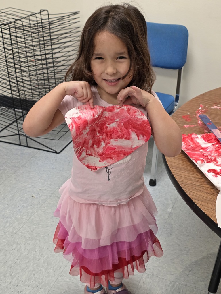 Paint and Shaving cream art project