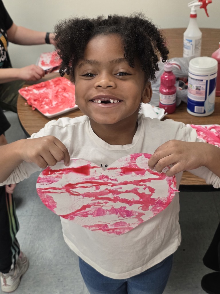 Paint and Shaving cream art project