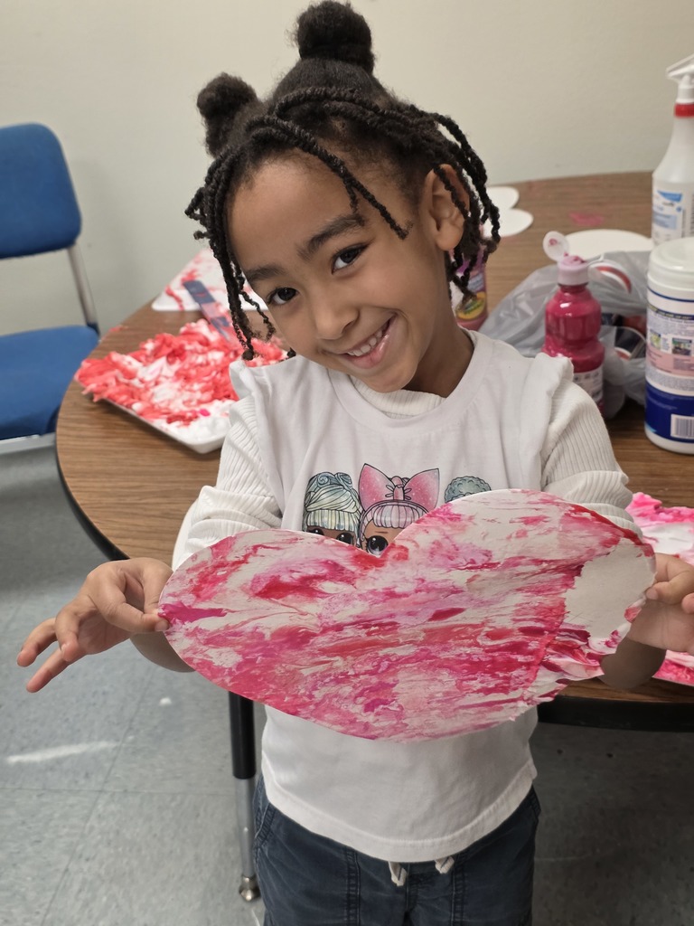 Paint and Shaving cream art project