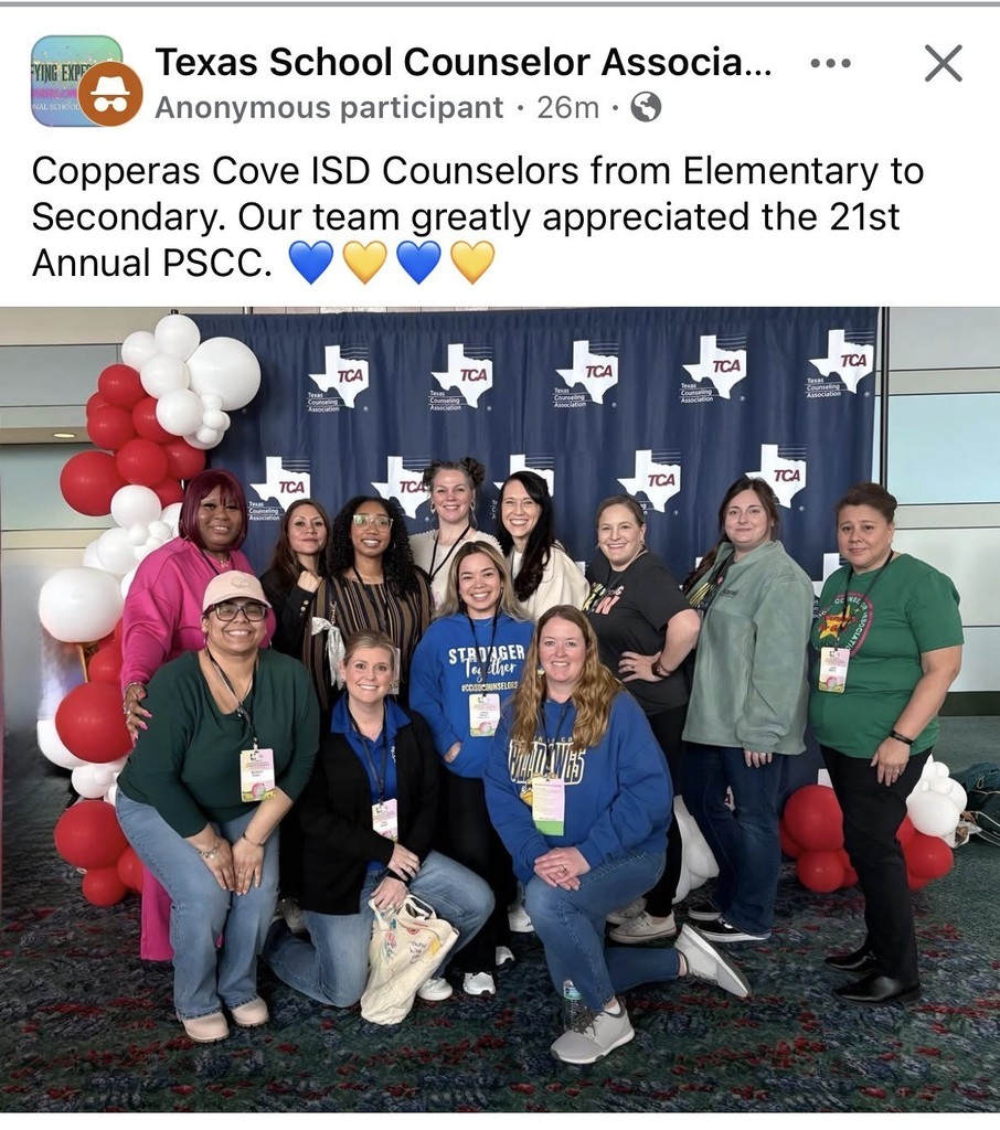 CCISD Counselors- details in post