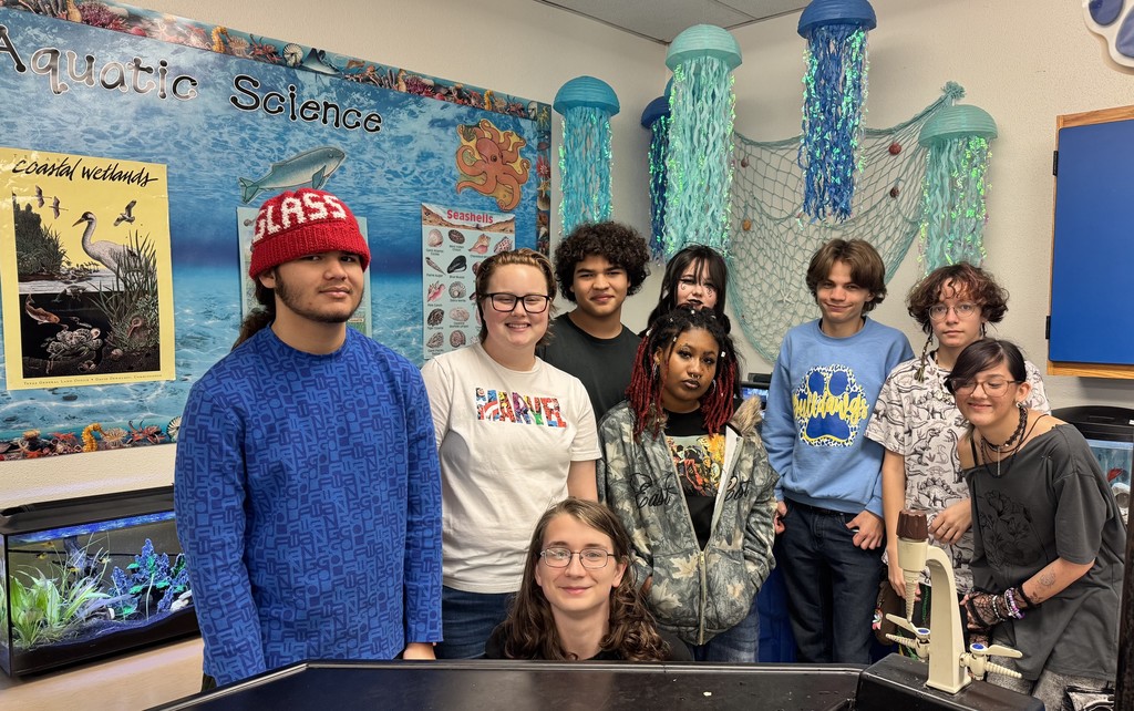 Picture of the Copperas Cove High School Aquatics Club students