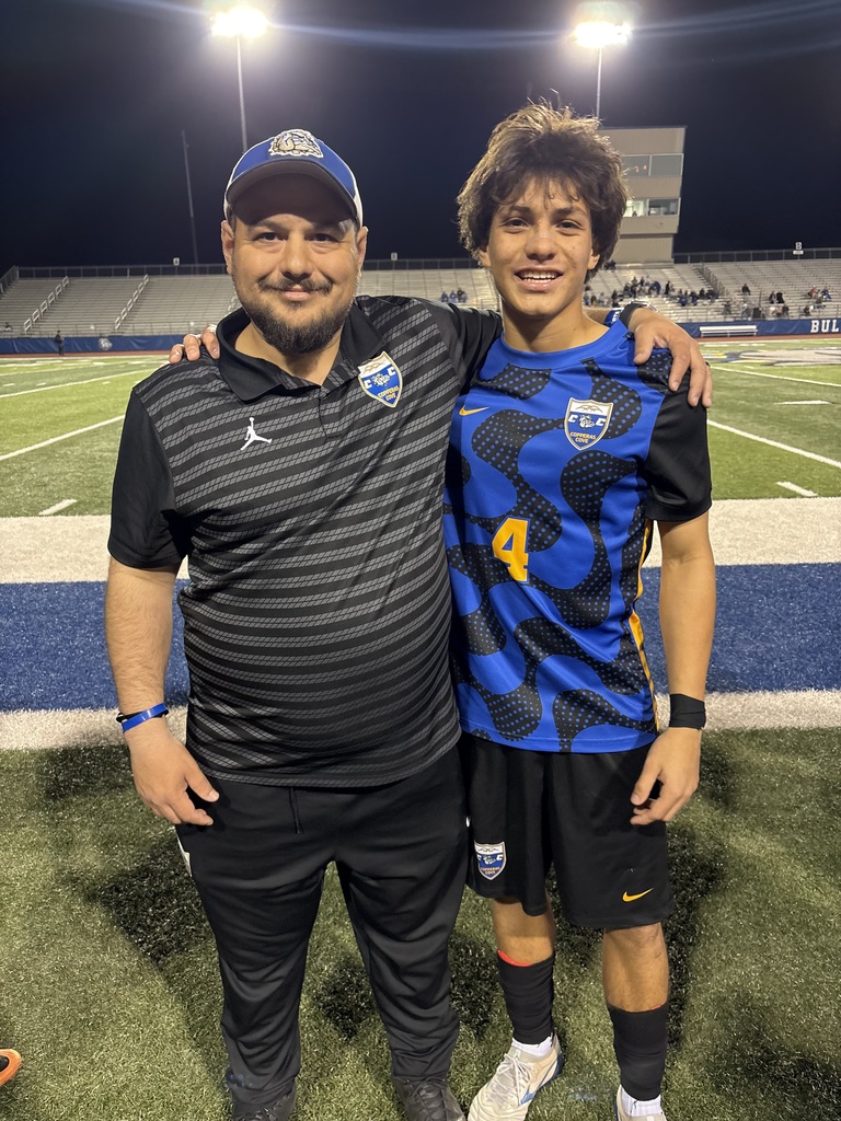 soccer player with teacher