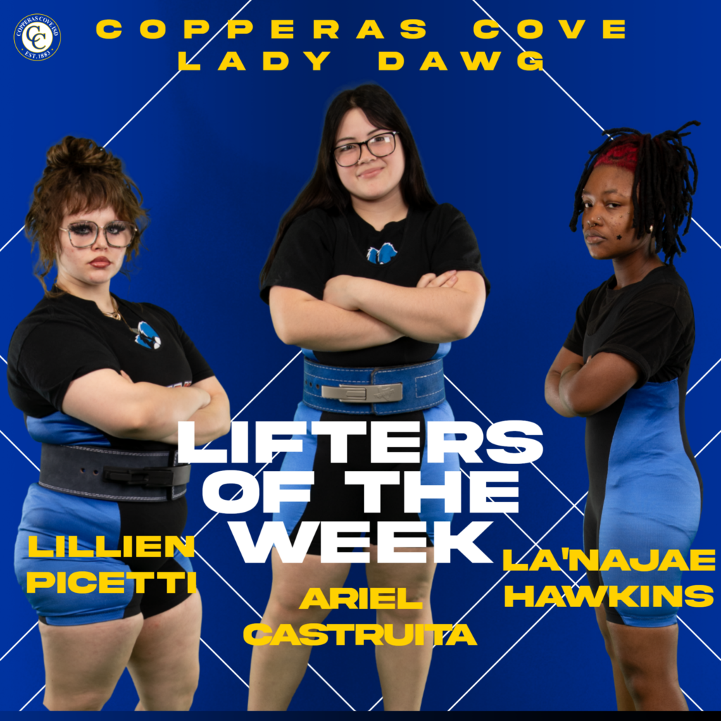 lifters of the week lilien picetti, ariel castruita, lanajae hawkings