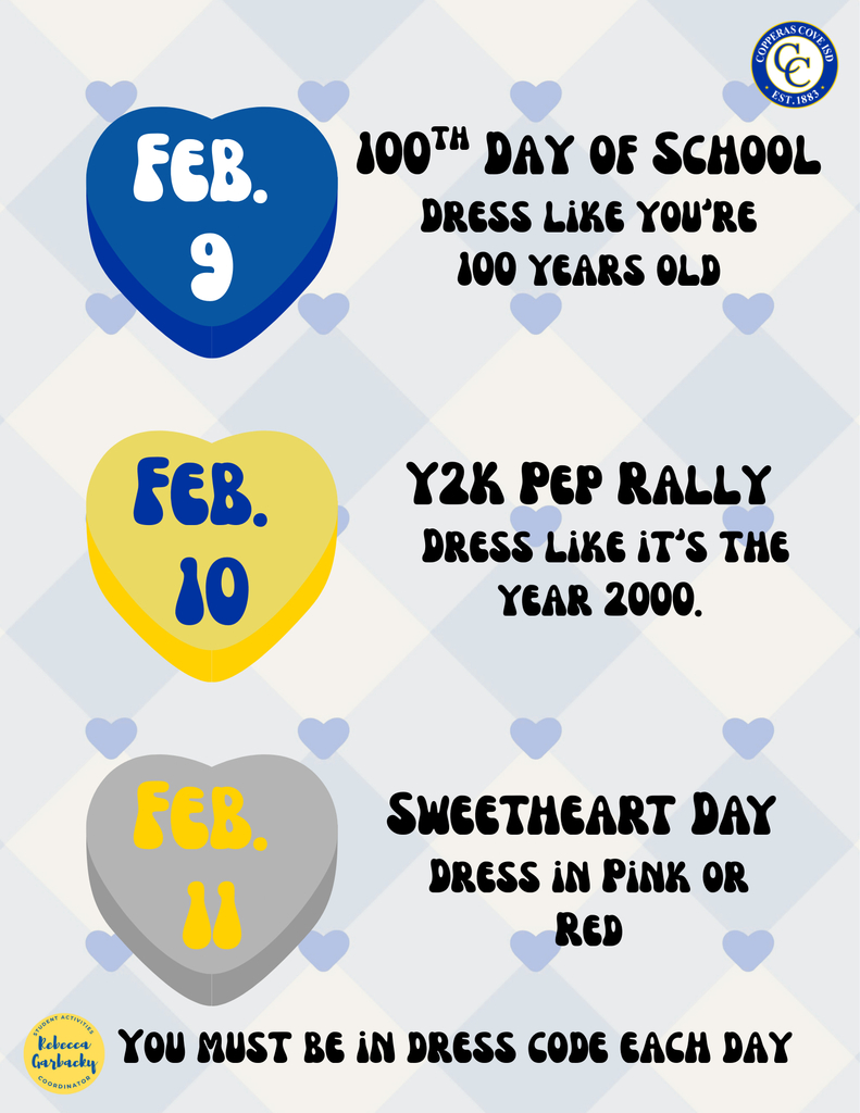 Clipart of Valentine's Day hearts. Text in post body.