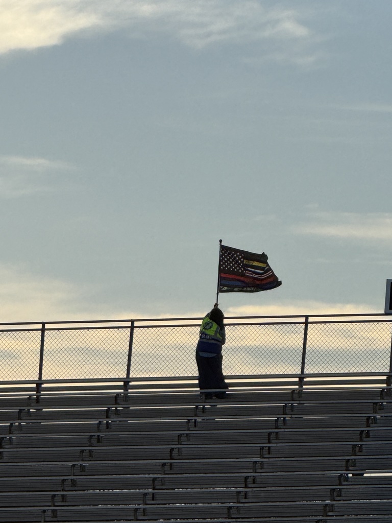 person placing flag