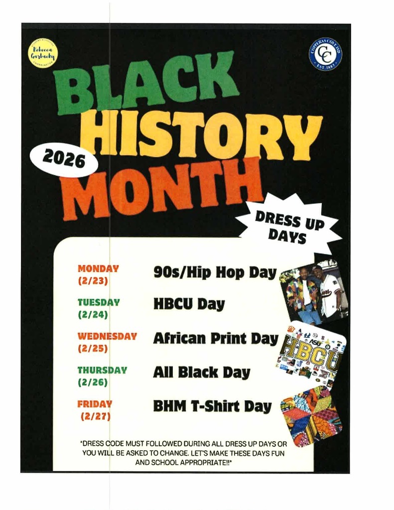 Dress up days poster with logos