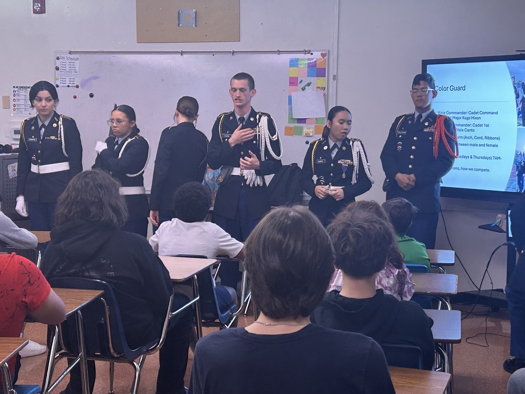 JROTC visit- details in the post