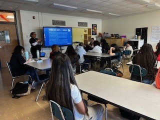 Counselors came to talk to our 8th grade - details in the post