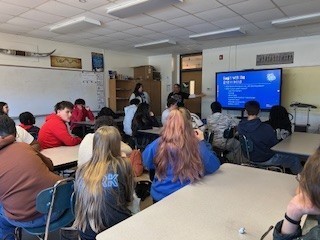 Counselors came to talk to our 8th grade - details in the post