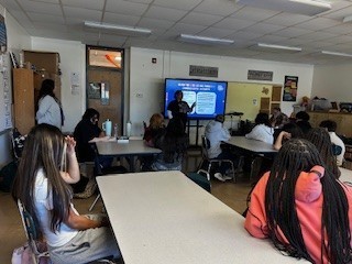 Counselors came to talk to our 8th grade - details in the post