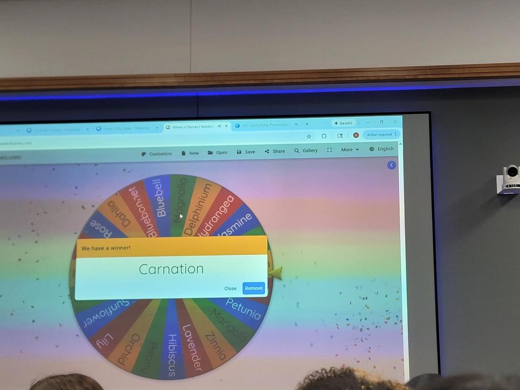 Copperas Cove High School students attending a demonstration and presentation