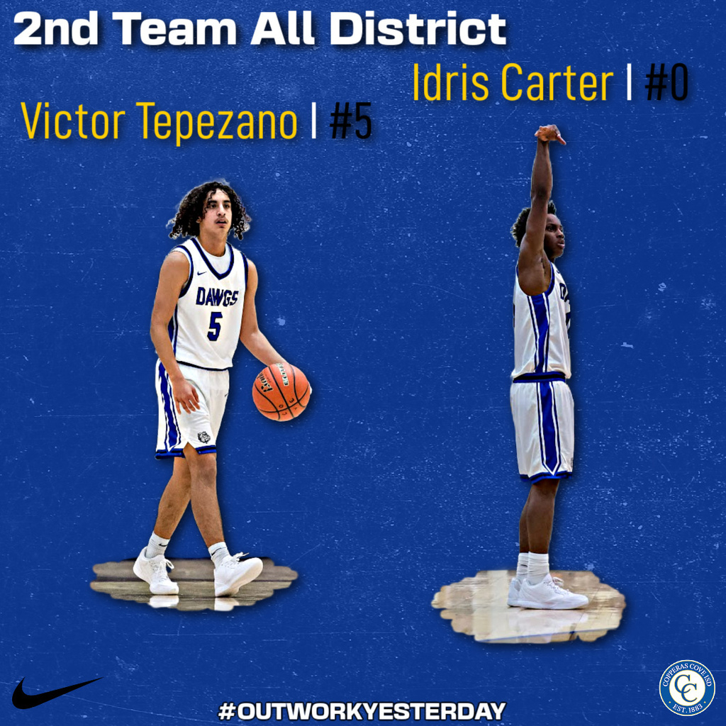 2nd team all district idris carter, victor tepidonzo
