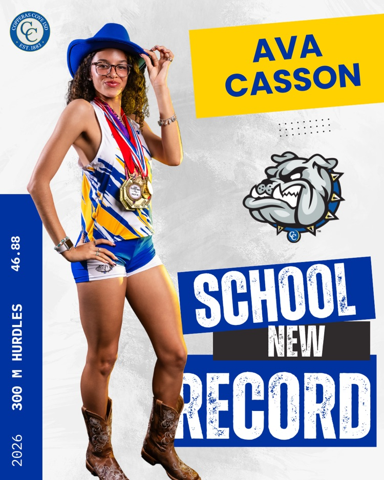 Ava Casson new school record 