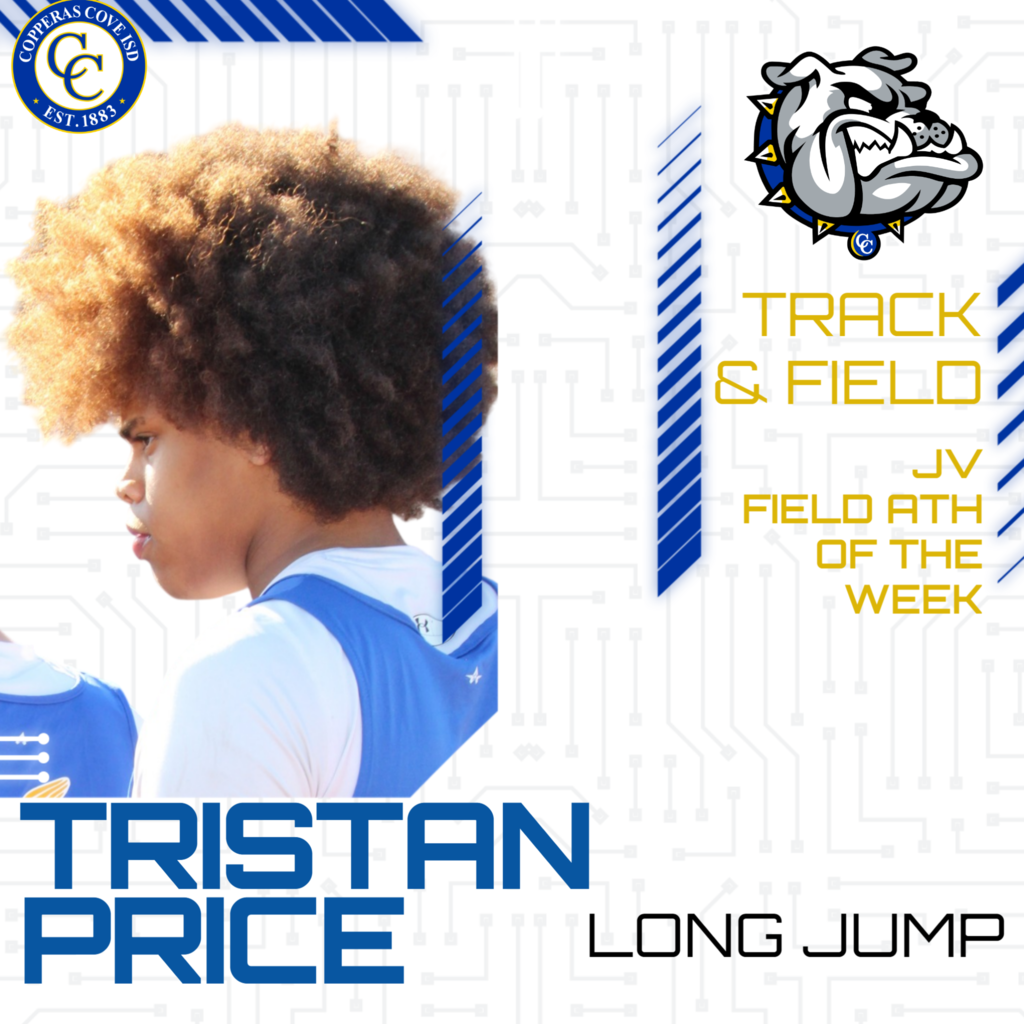 track and field jv field ath of the week tristan price long jump