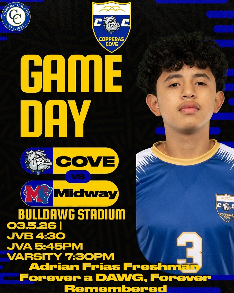 Graphic design with a portrait of Adrian Frias, Freshman soccer player