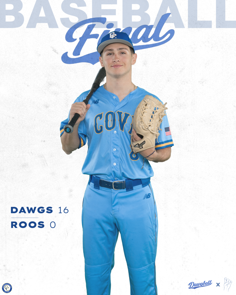 baseball final dawgs 16 roos 0