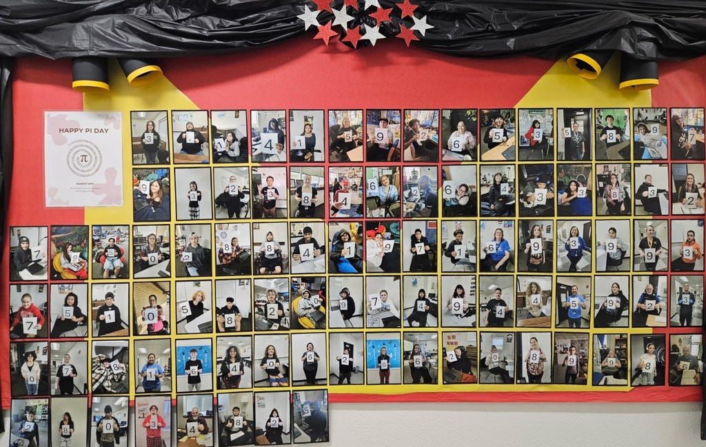 PI Day bulletin board