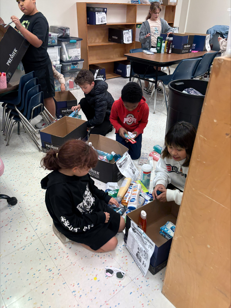 Stuco student pack toiletries into boxes