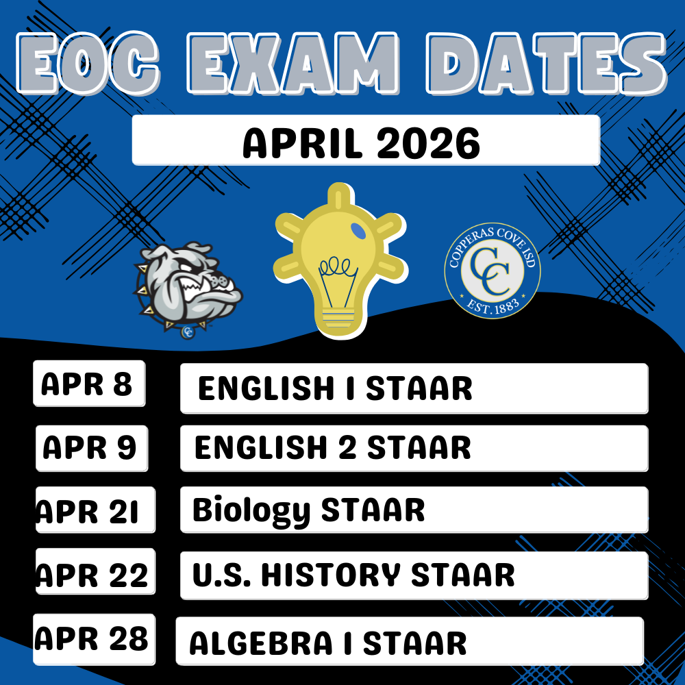 April EOC testing dates with logos