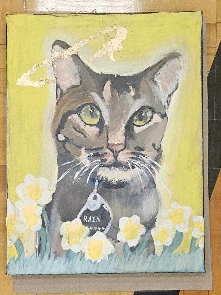 A student-created art piece submitted to the VASE competition. 