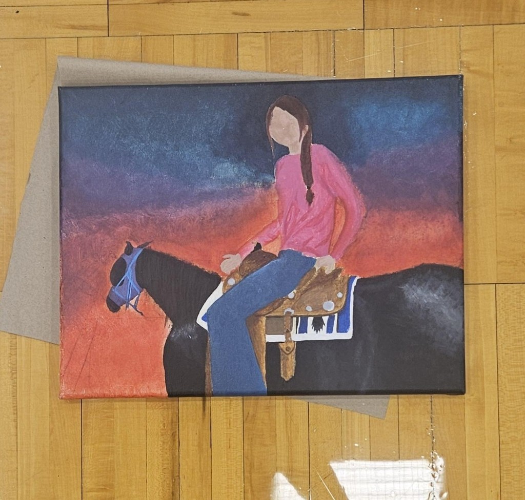 A student-created art piece submitted to the VASE competition. 