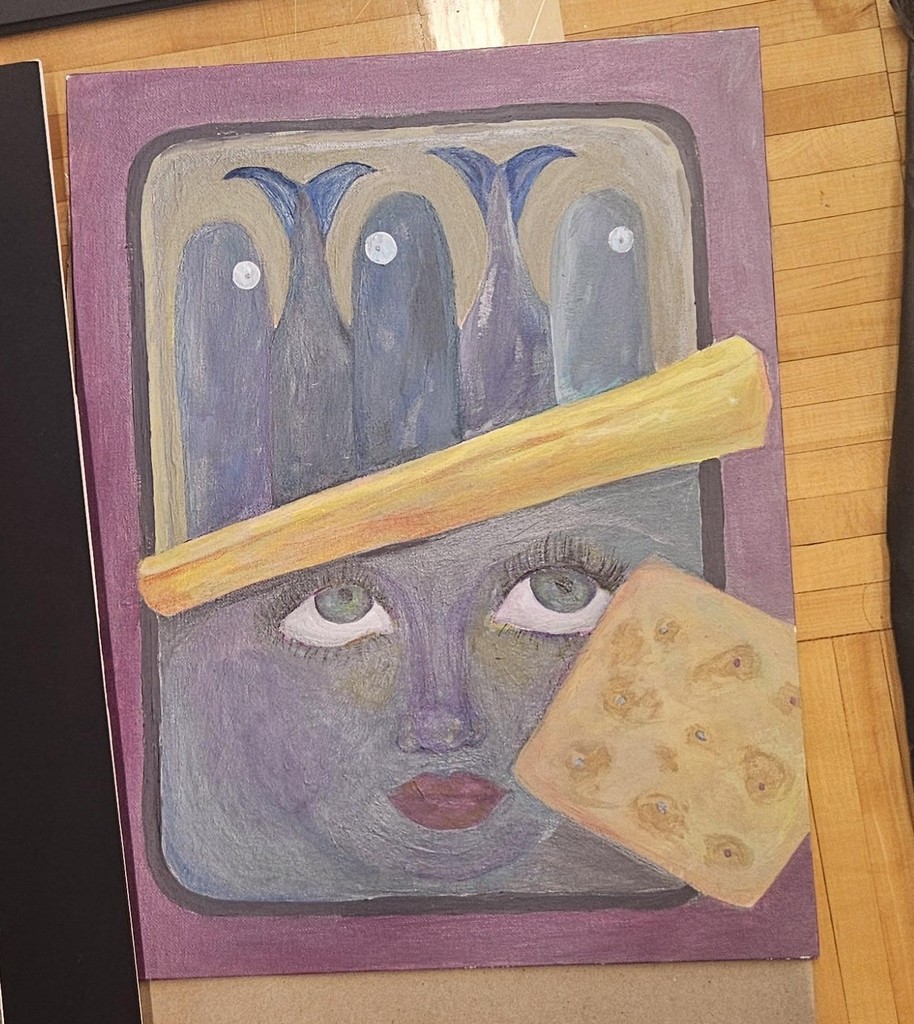 A student-created art piece submitted to the VASE competition. 