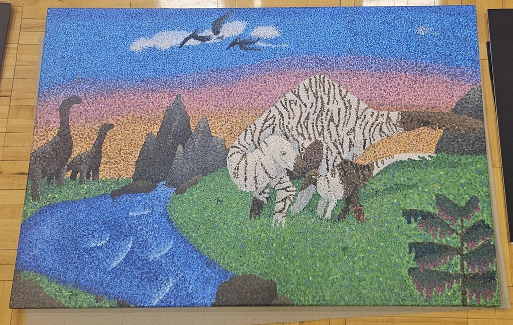 A student-created art piece submitted to the VASE competition. 