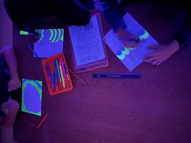 black light art- details in the post