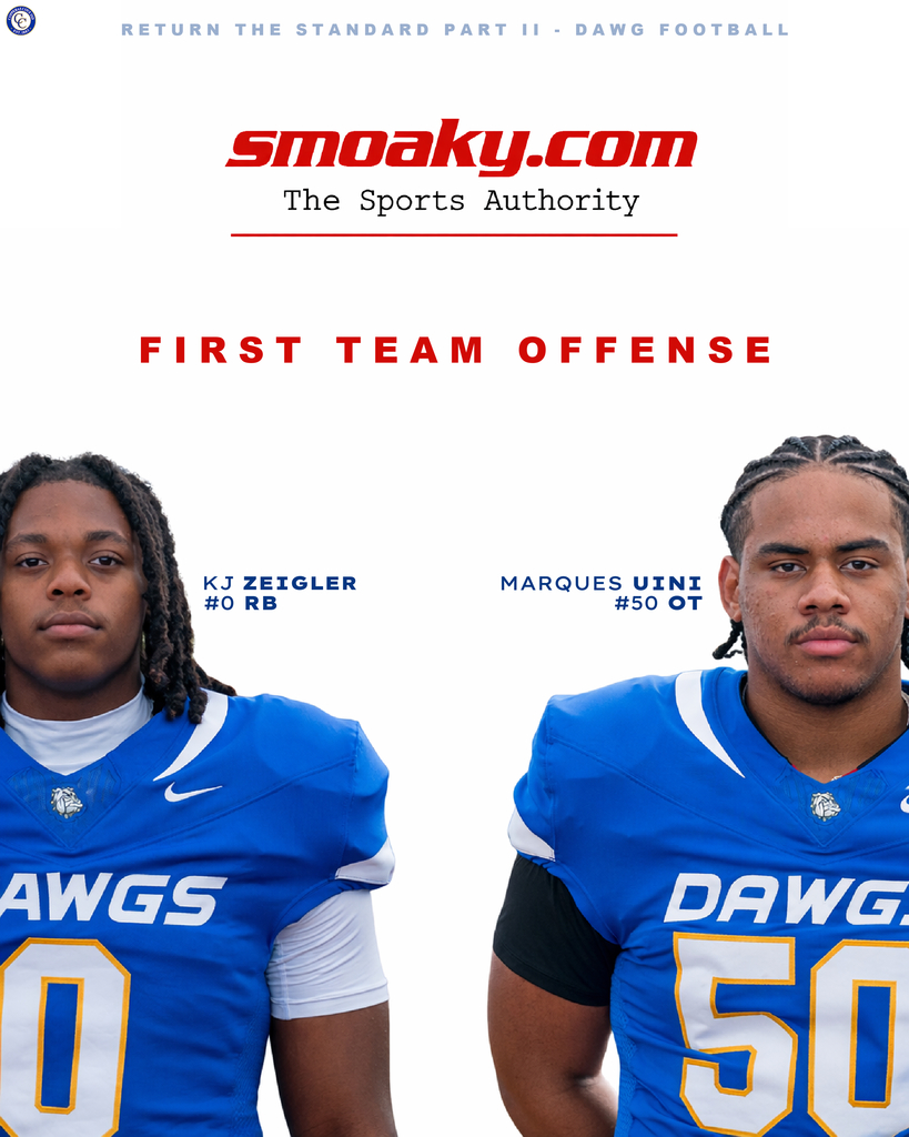 smokay.com 1st team offense kj zeiglar and marques uino\i
