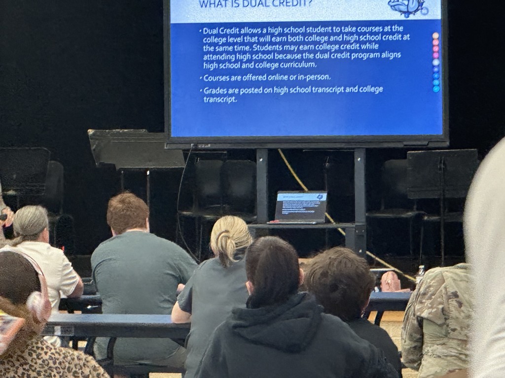 dual credit night- details in the post