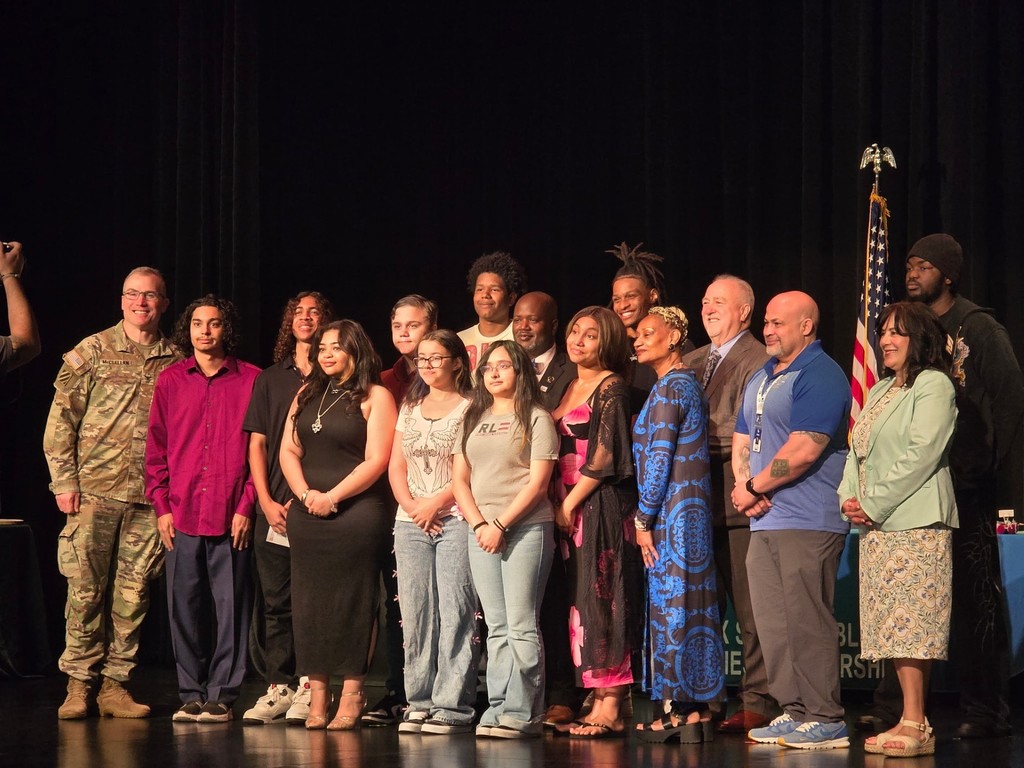 Crossroads High School Environmental Ambassador students and staff