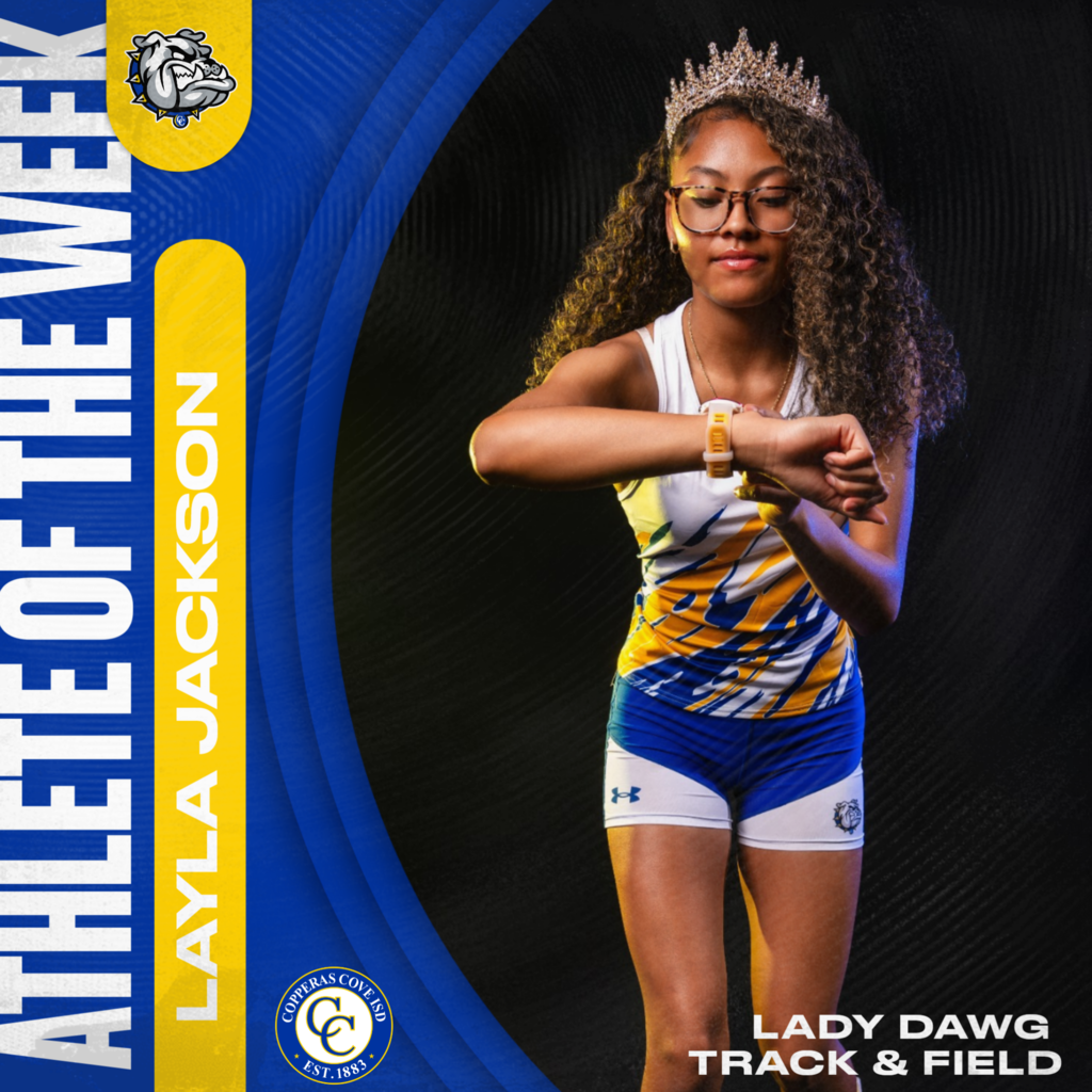 layla jackson lady dawg track and field athlete of the week