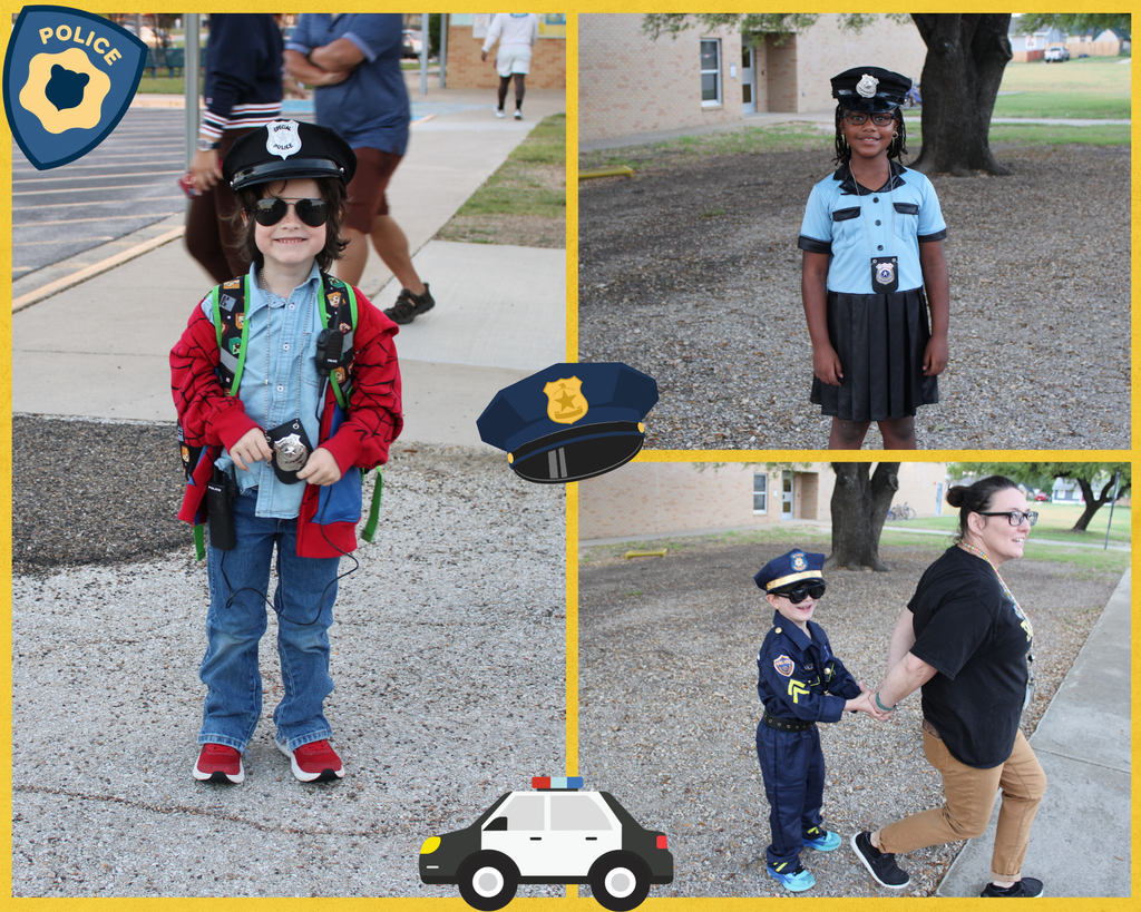 Students dressed up in future careers