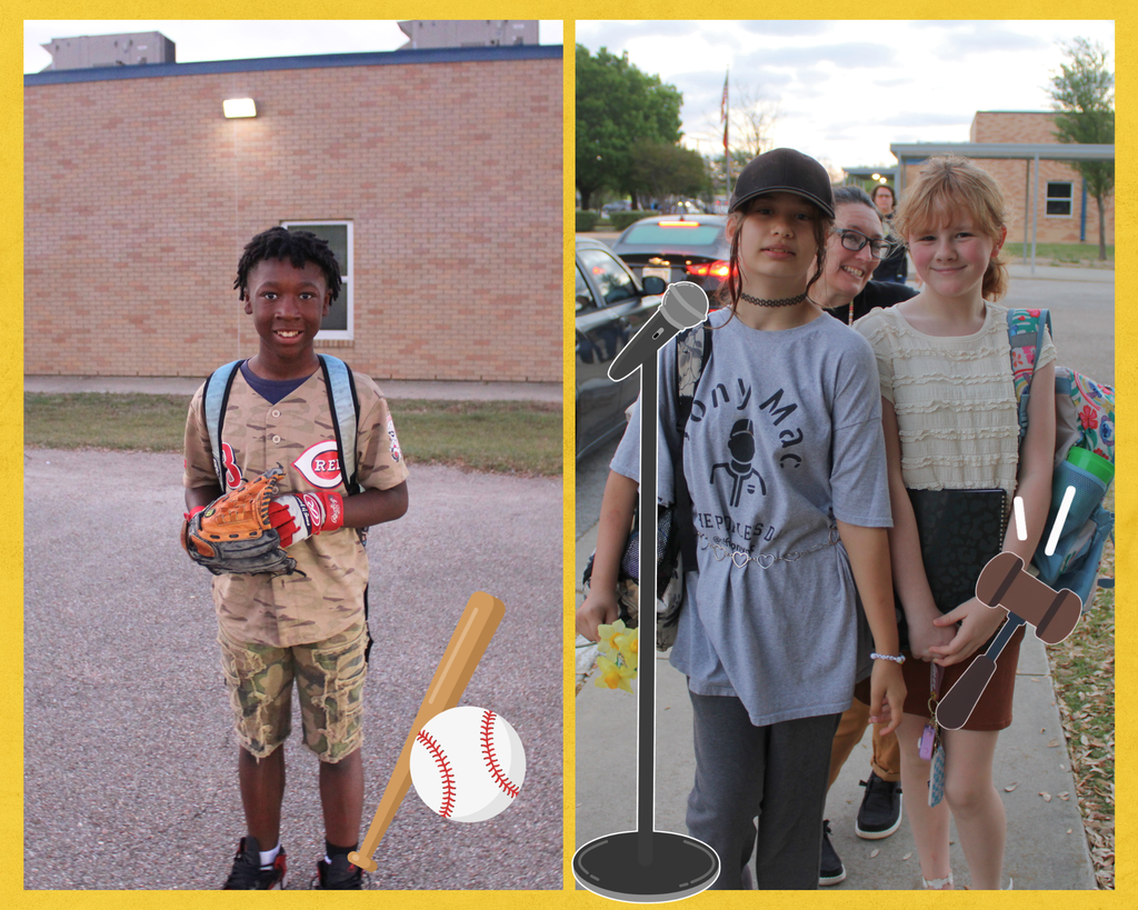 Students dressed up in future careers