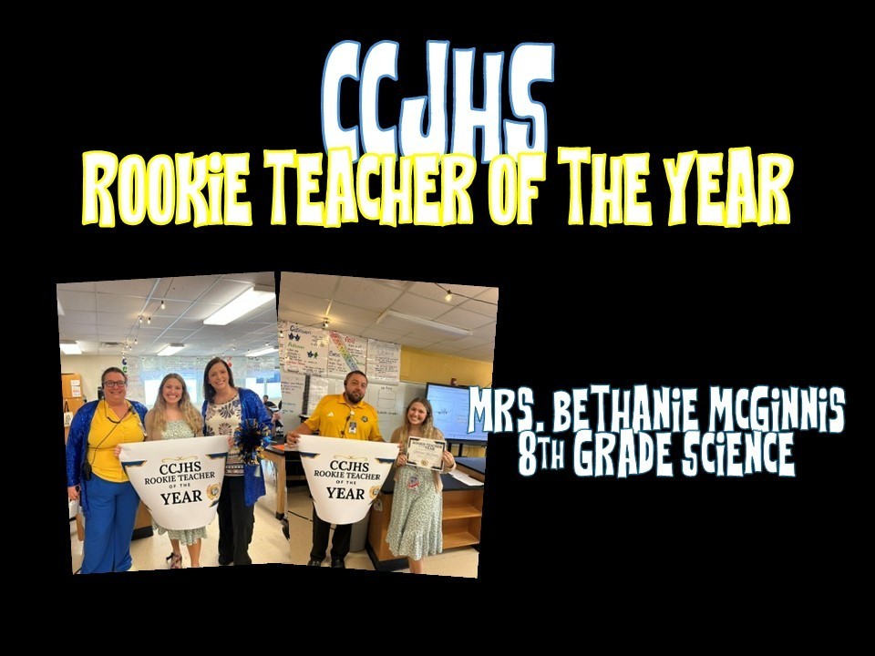 Rookie Teacher of the Year- details in the post