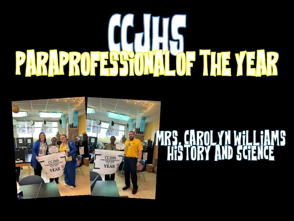 Paraprofessional of the year- details in the post