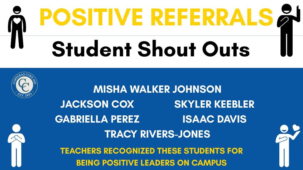 Positive Referral Shout Outs with logos