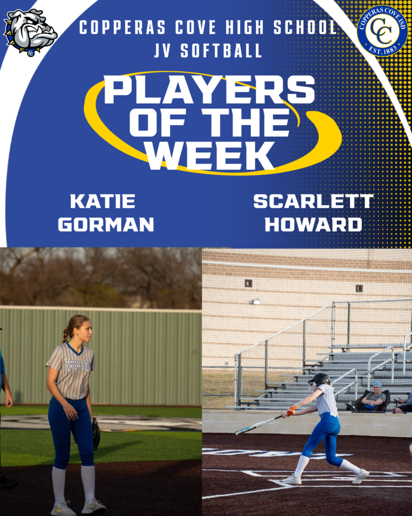 jv softball players of the week kyra powell and scarlett howard