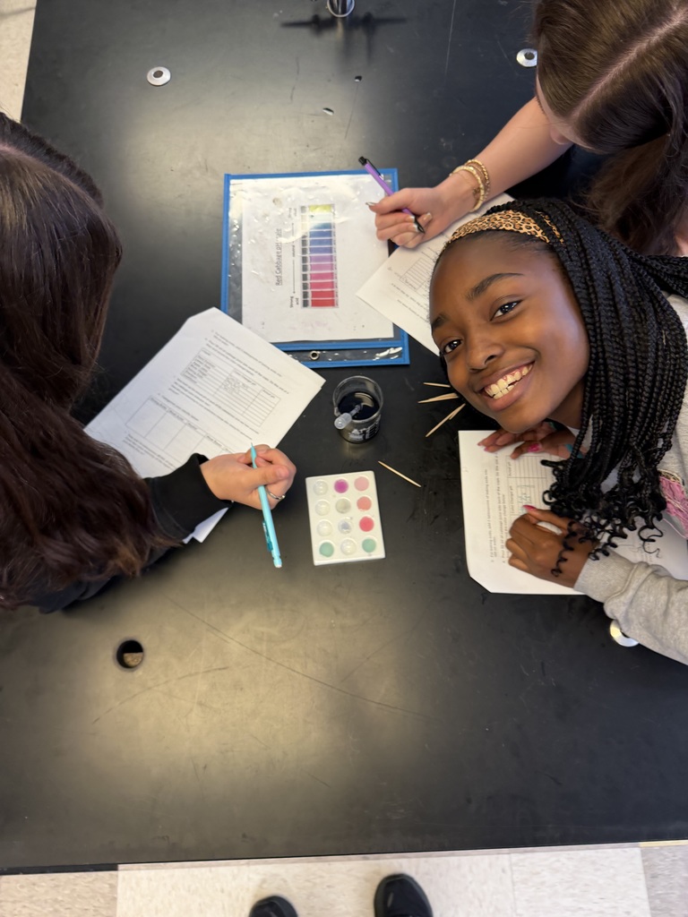Chemistry students performing an experiment.