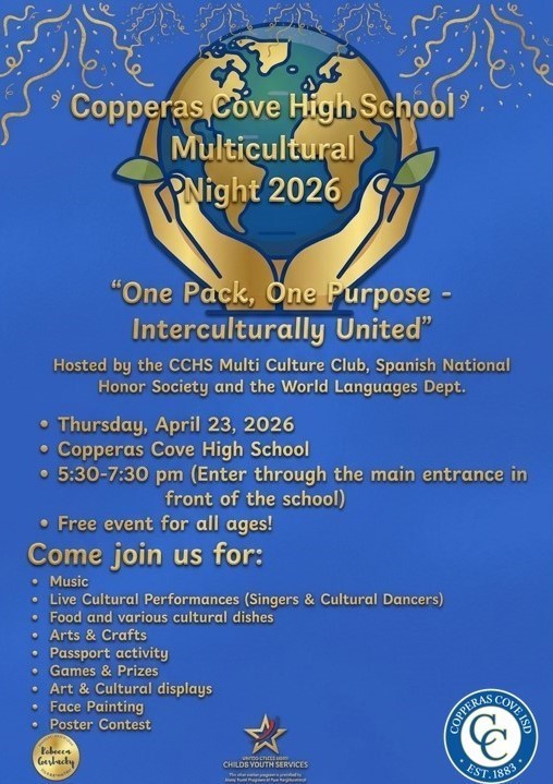 A graphical flyer with clipart of hands holding the Earth.  Text in post body. 